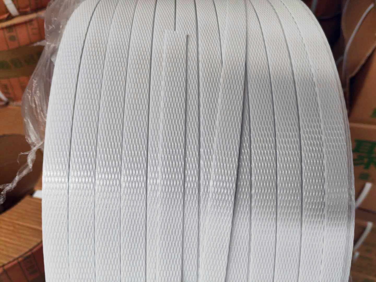 pp机用打包带聚丙烯半自动打包机专用打包带pp带厂家批发订做白色