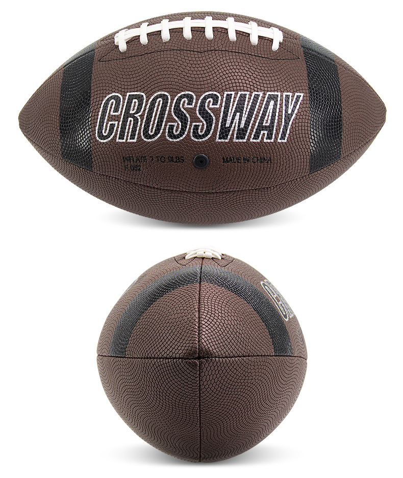 克洛斯威9号pu橄榄球 美式英式俱乐部橄榄球 比赛训练用球橄榄球