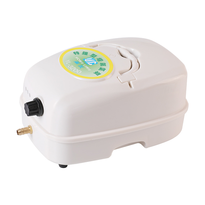 甬灵大气量交直流便携式充电增氧泵钓鱼卖鱼海鲜饭店排挡氧气泵