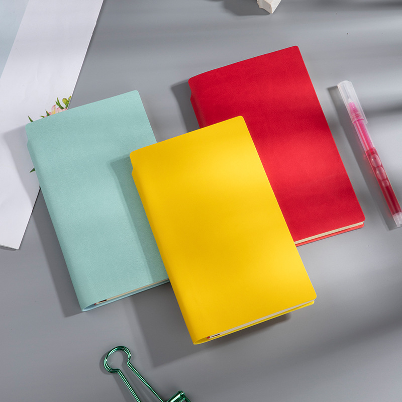 厂家a5仿皮pu记事本学生书写本办公文具学校礼品插笔记本定制logo