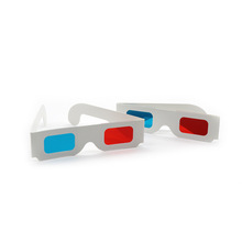 DIY红蓝眼镜 纸质3D眼镜 电影院偏光立体眼镜 儿童益智科教玩具