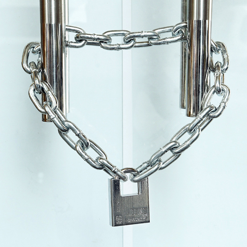 加粗链条锁铁链子锁自行车长防盗锁门锁电动车五金三轮车小家用锁