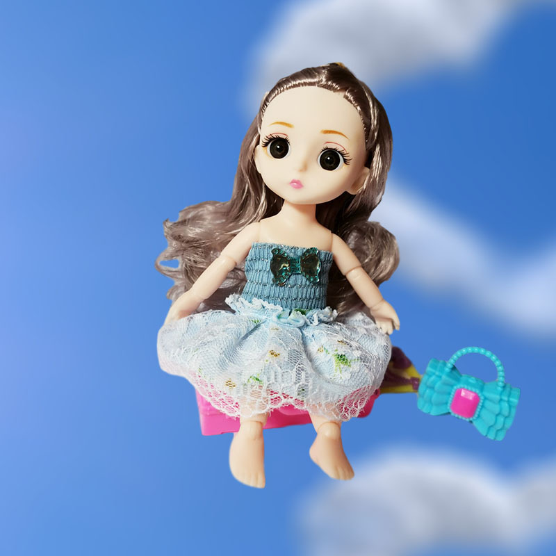 叮小马16厘米公主娃娃13关节6寸摆地摊过家家女孩高档玩具