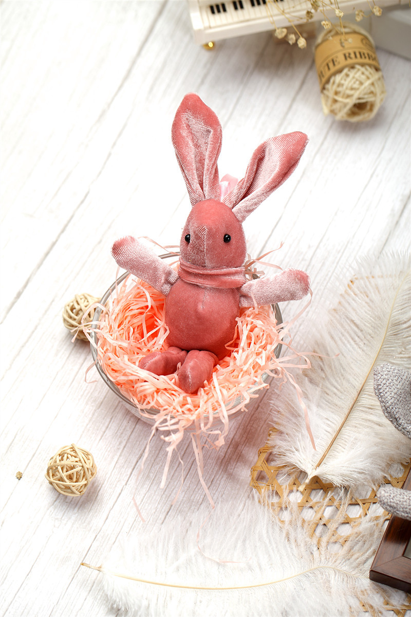 ins兔韩国许愿兔网红公仔挂件毛绒玩具配件结婚伴手礼物丝绒玩偶