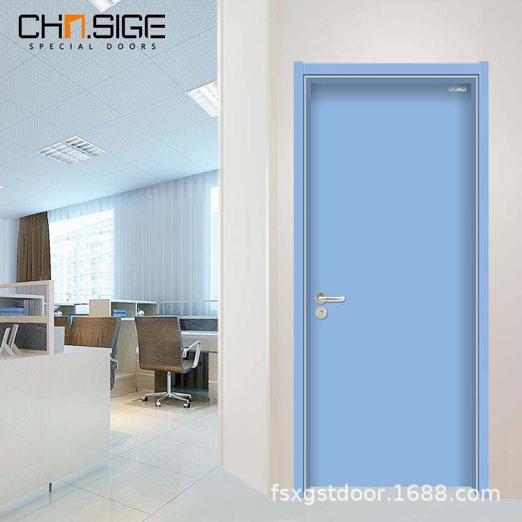 新款隔音免漆学校办公室木门多颜色定制时尚教师宿舍公寓套装门