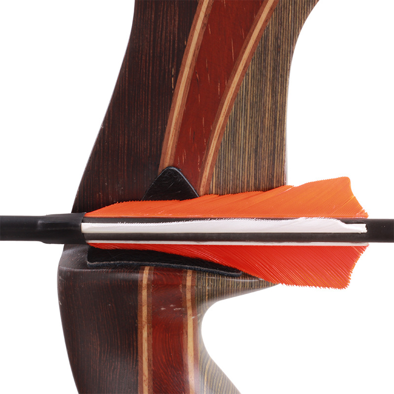 毛皮箭台 射箭器材美猎反曲马皮带背胶贴片箭台 野外弓箭配件现货