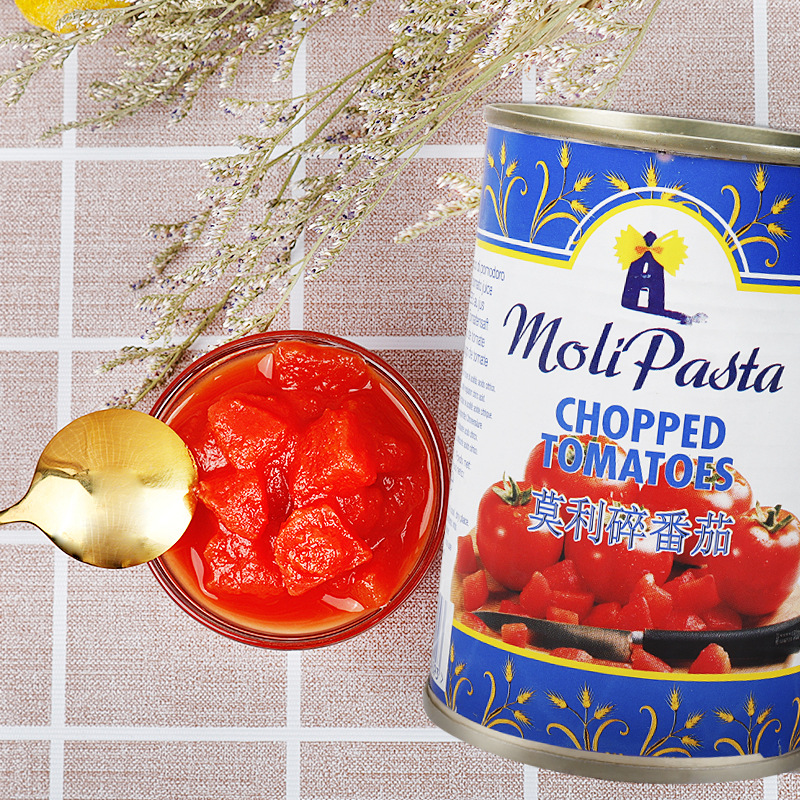 意大利进口莫利碎番茄罐头400g*3番茄炒蛋炖牛腩罗宋汤意大利面酱