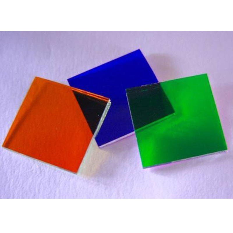 定制 带通窄带滤光片 彩色滤光片 透红外光学玻璃滤光片
