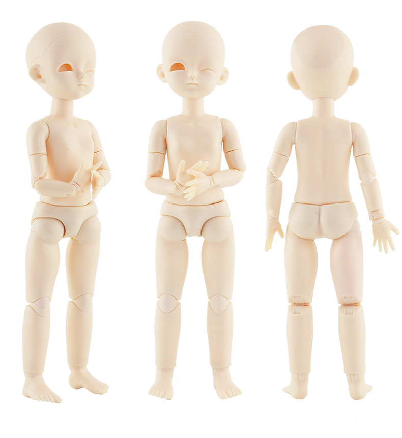 6分半眠眼巨婴bjd 28厘米裸娃22关节白肌 ob28改妆素体素头送眼珠