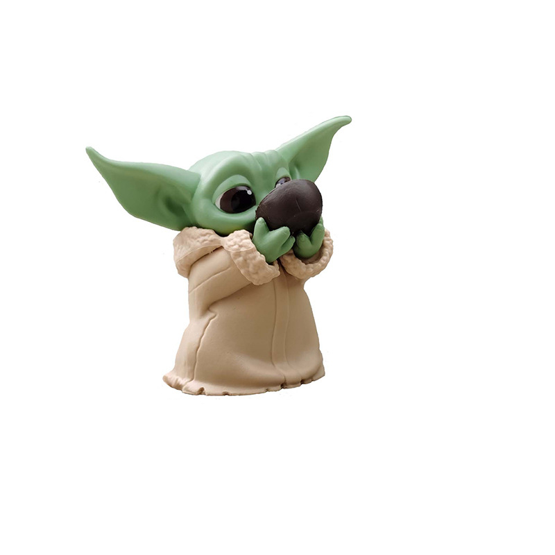 星球大战曼达洛人5款婴儿尤达宝宝babyyoda公仔q版手办动漫车载