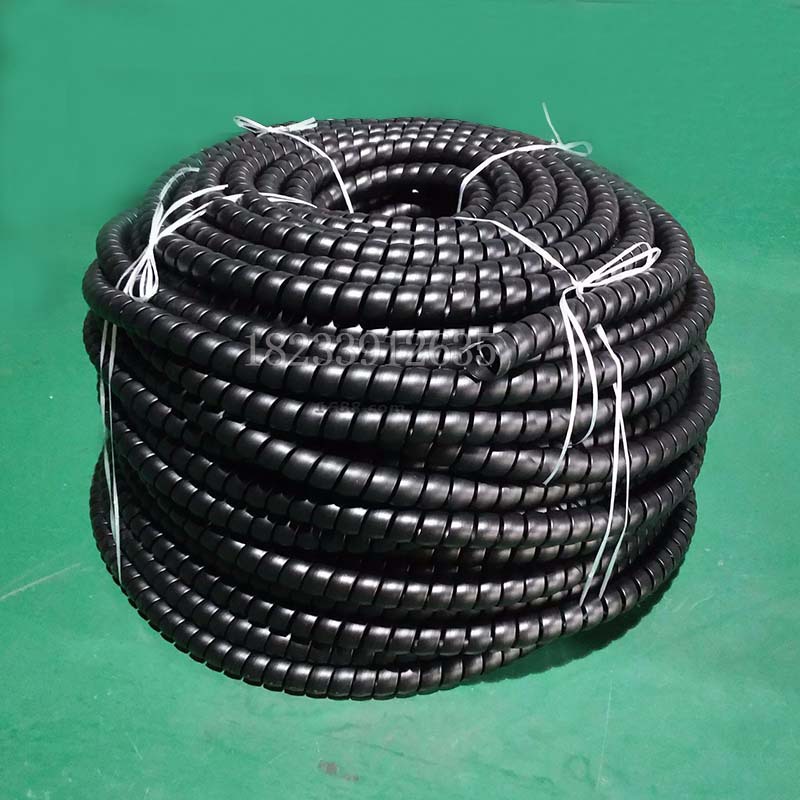 阻燃螺旋保护套 液压胶管缠绕带 电缆整理螺旋保护套 螺旋缠绕管