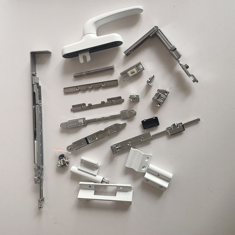 定制断桥铝内开内倒平 开改内开内倒配件内开窗户改上悬门窗五金