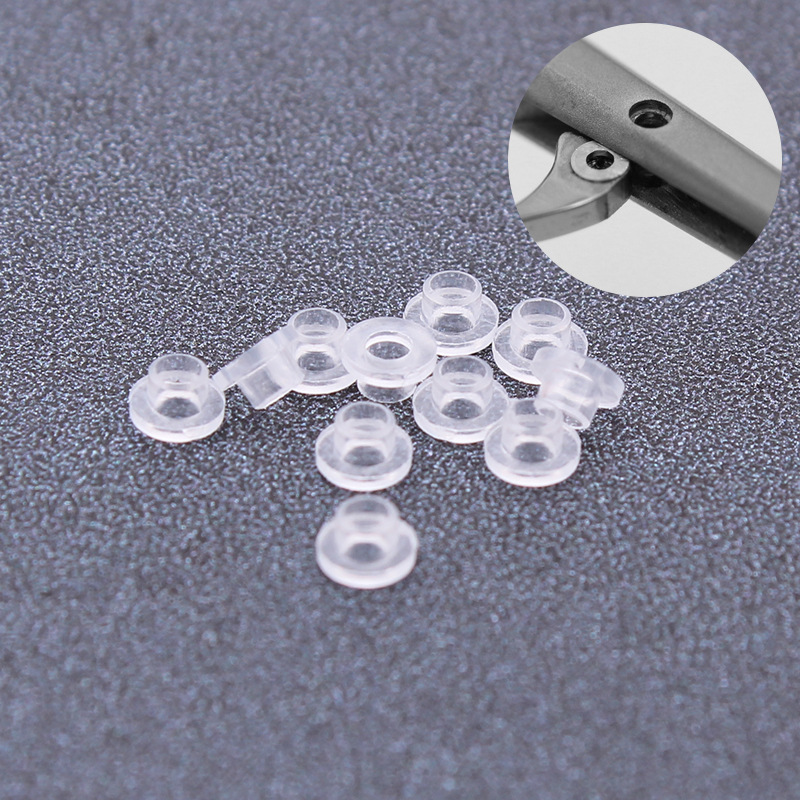 眼镜塑料凸垫片眼镜垫眼镜框上的小螺丝修理墨镜垫圈维修眼睛配件