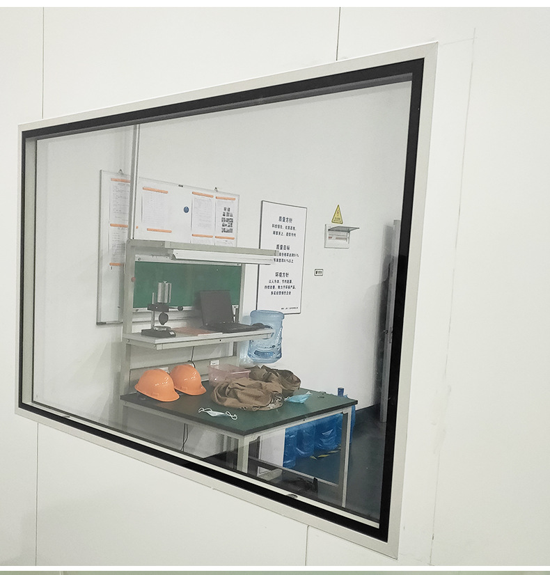 供应双层观察窗洁净门窗净化床防护框观察窗防护窗玻璃定制