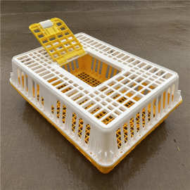加厚塑料鸡笼 可堆叠元宝型塑料笼子 多规格鸡鸭鹅运输塑料框子