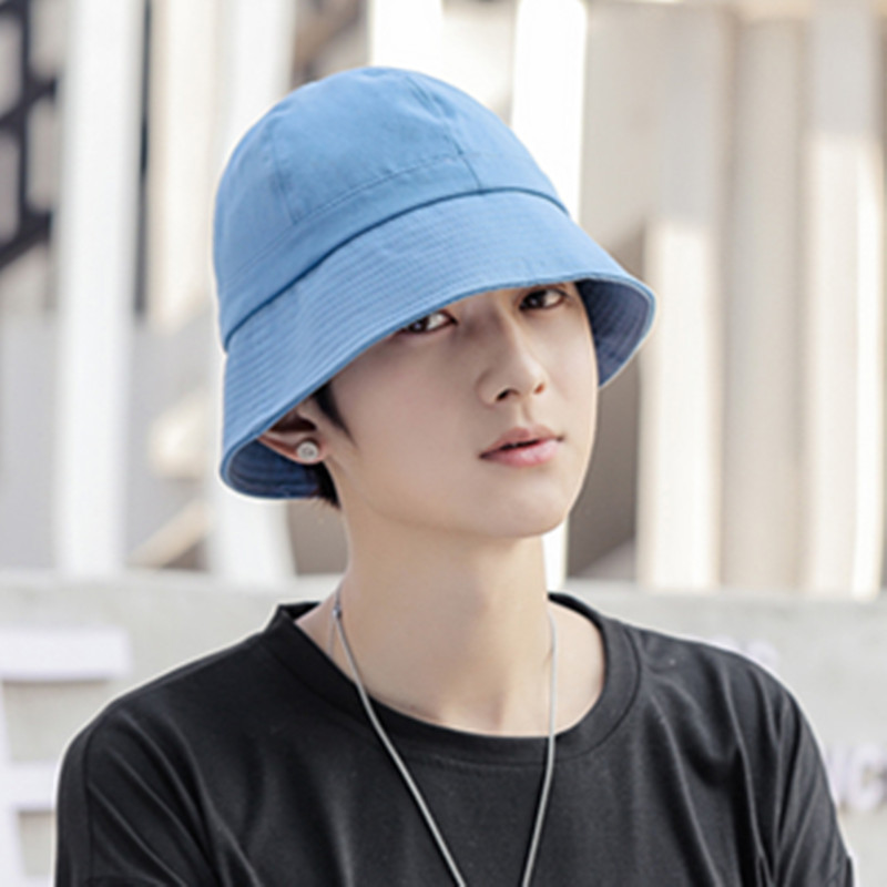 帽子男夏天韩版日系水桶帽潮牌百搭防晒渔夫帽时尚男士夏季太阳帽
