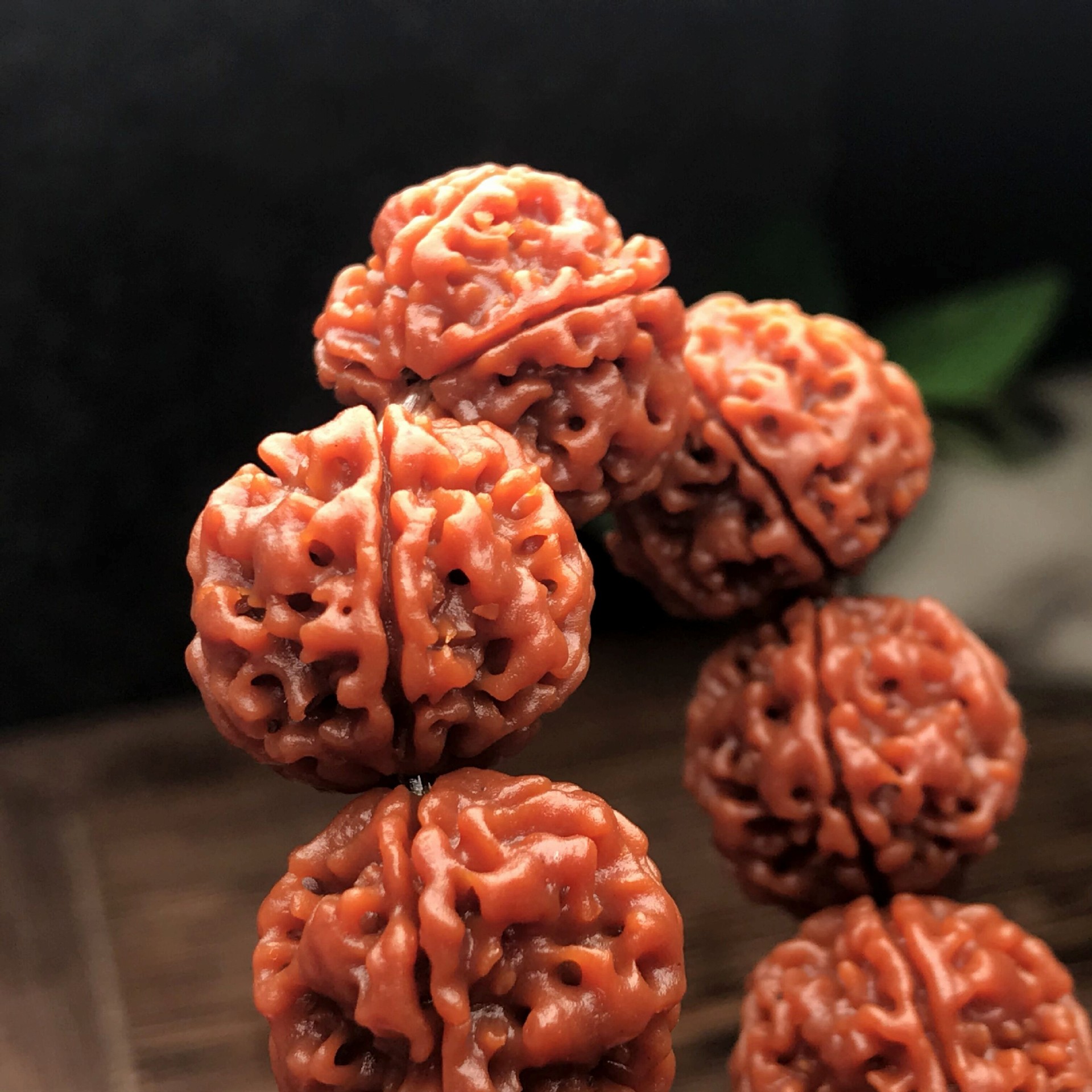 厂家批发一手货源 机刷包浆金刚 玉化红皮五瓣尼泊尔大金刚菩提