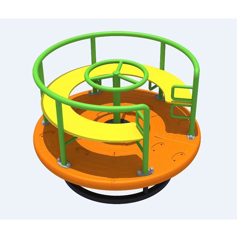 儿童户外大型转椅转盘幼儿园小区室外手动旋转盘旋转木马游乐设备