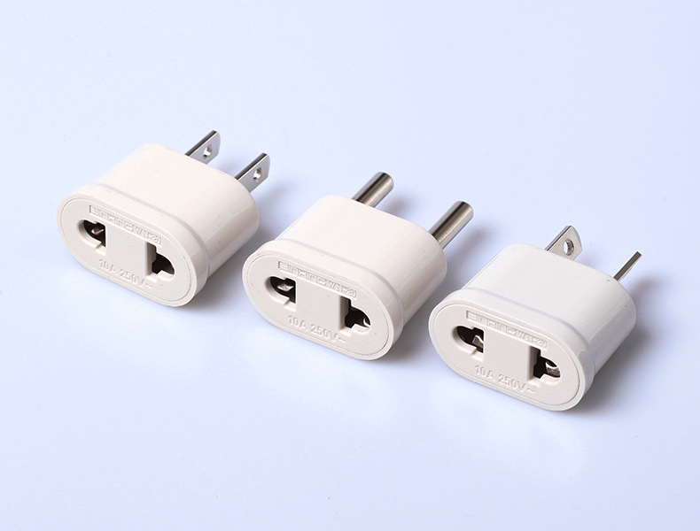 跨境货源 小欧标转换接头 纯铜脚 美标欧规插座转接头旅行采购价格,怎