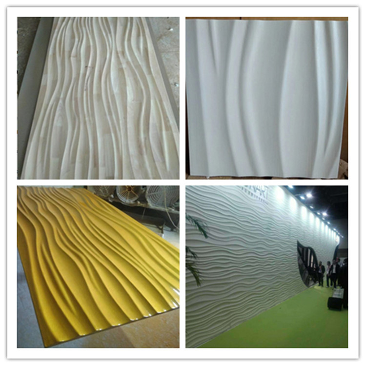 波浪板装饰板装修板材浮雕板背景墙面pvc立体造型雕刻雕花室内外