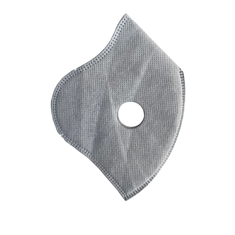 骑行面罩过滤片防尘口罩活性炭滤片自行车口罩滤芯kn95滤片五层