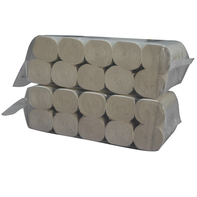 曾鸿实芯竹浆卷纸4层 酒店家用宾馆无芯卫生纸厕纸10卷装整箱批发