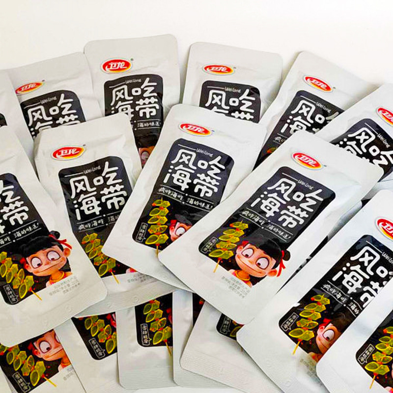 卫龙风吃海带20g*20小包开袋即食香辣味休闲零食小吃 批发