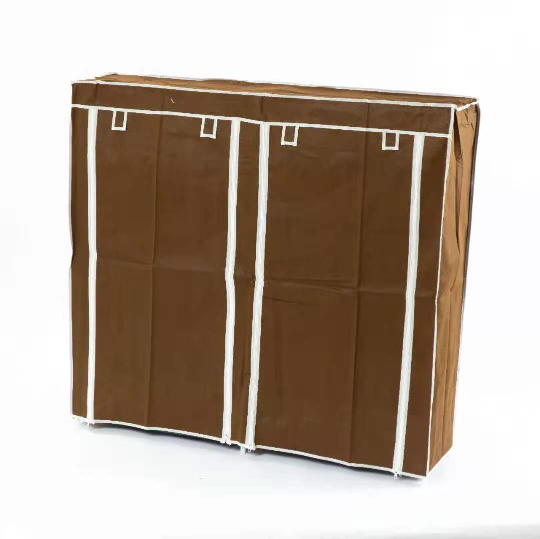 无纺布鞋架双6层简易鞋架防水防尘布鞋架布网鞋柜加高鞋子储物架