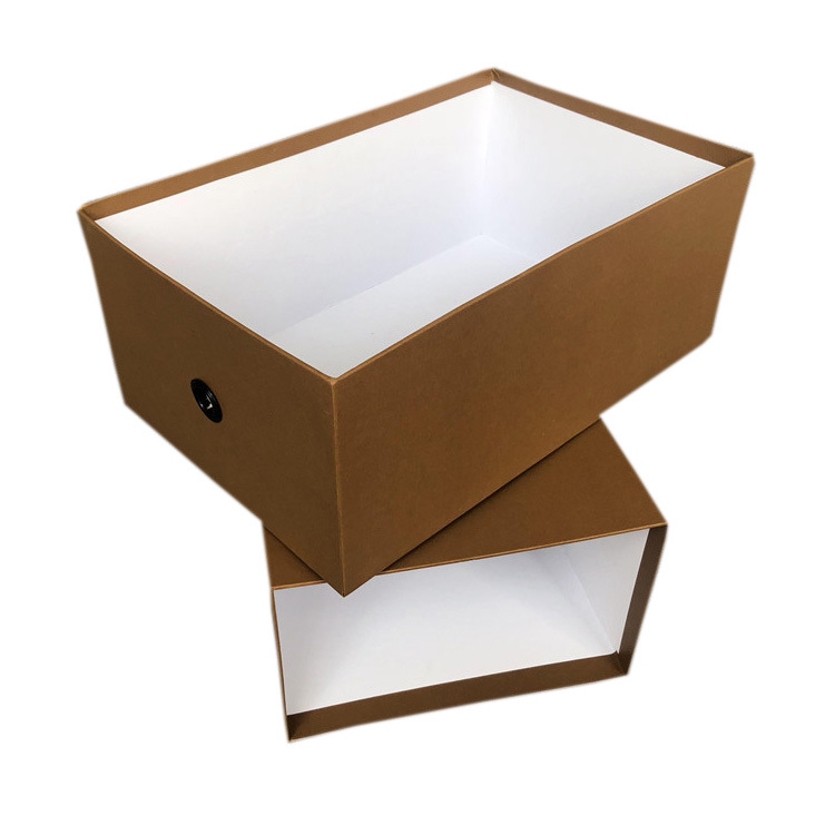 厂家批发大牌b家抽屉式鞋盒现货 高档化妆品礼品抽屉彩盒定制logo