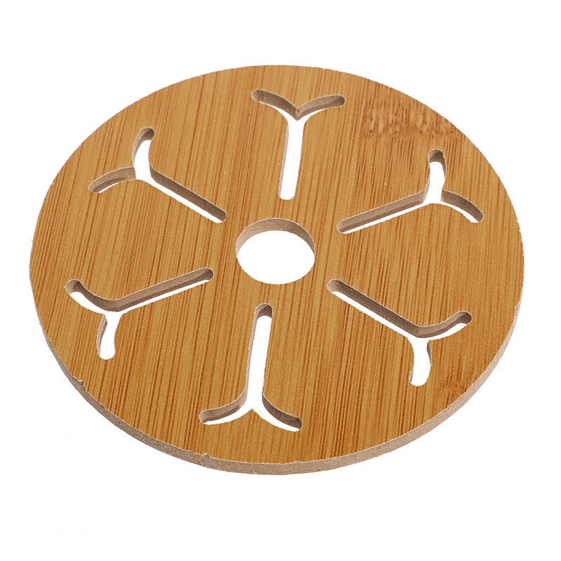 Home Wooden Cartoon Insulation Mat Table Mat Non-Slip Pot Mat Creative Cute Mat Tea Cup Mat Bowl Mat Coaster