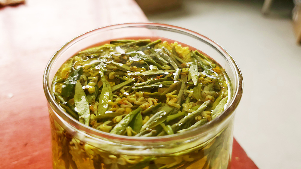 2020新茶雨前杭州桂花龙井绿茶叶组合花草茶500g泡水冷泡热饮500g