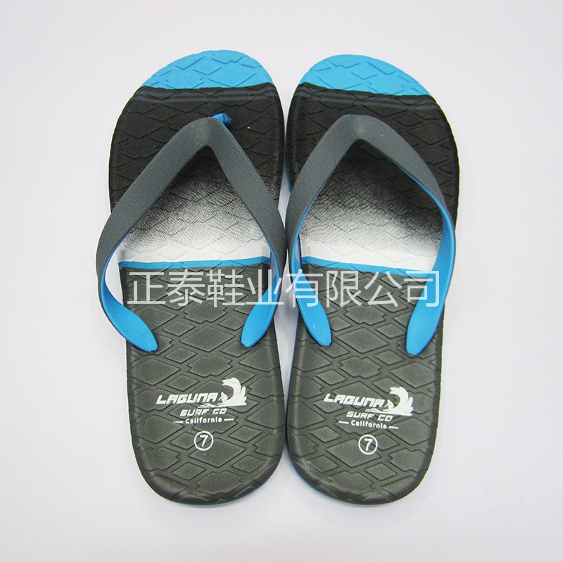 manufacturer customized men‘s eva flip-flops leisure sandals customizable pattern flip-flops