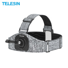TELESIN运动相机头带用于大疆Action2/3/GoPro Hero 11/10/9 配件