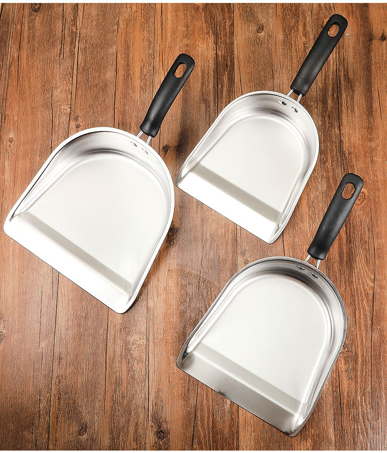 不锈钢食品铲冰铲垃圾铲米铲粮食面粉铲干果铲茶叶铲爆饲料平底铲