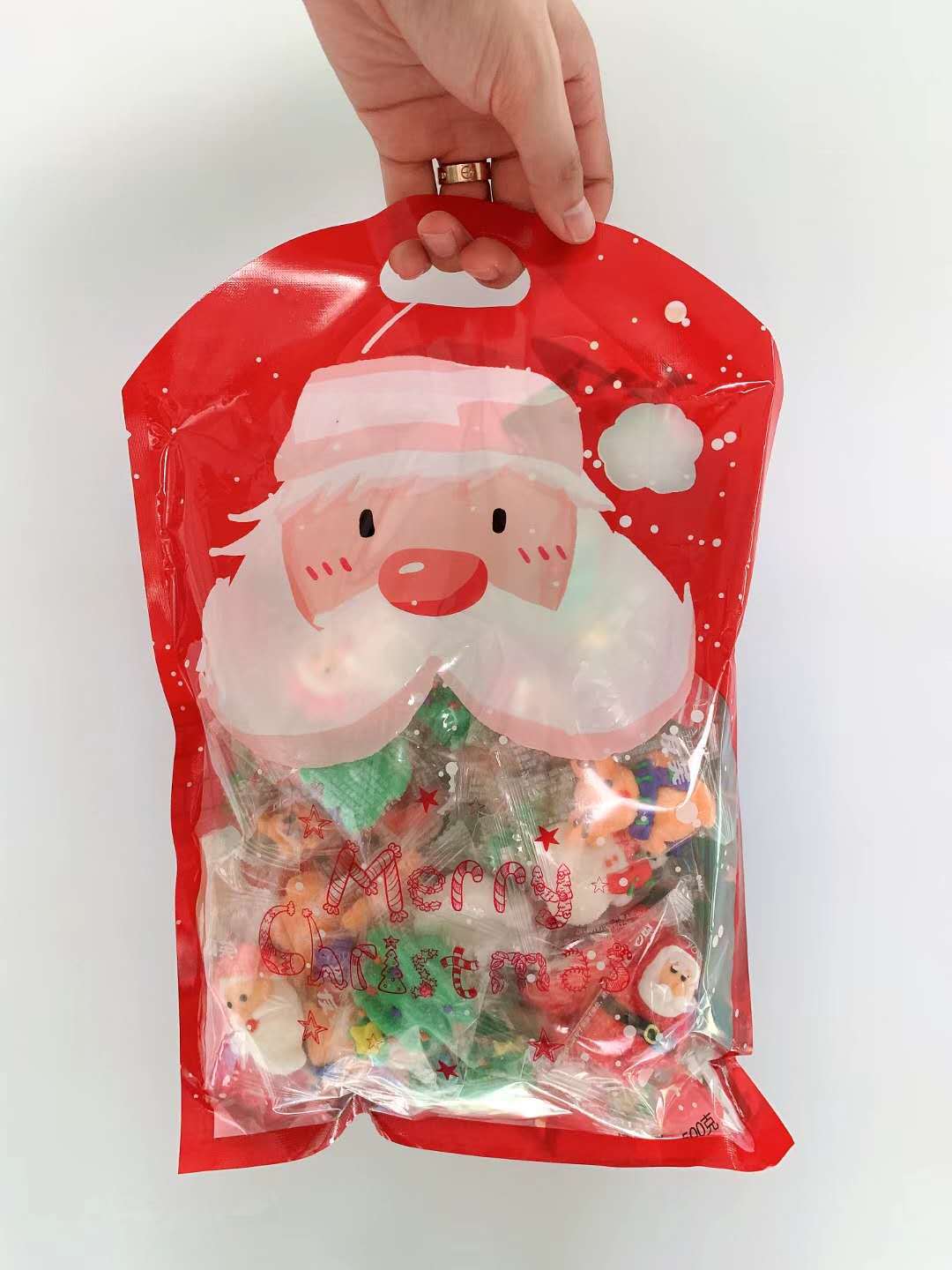 新品友芙系列圣诞棉花糖 圣诞节礼物 14包/件 一包500g 休闲零食