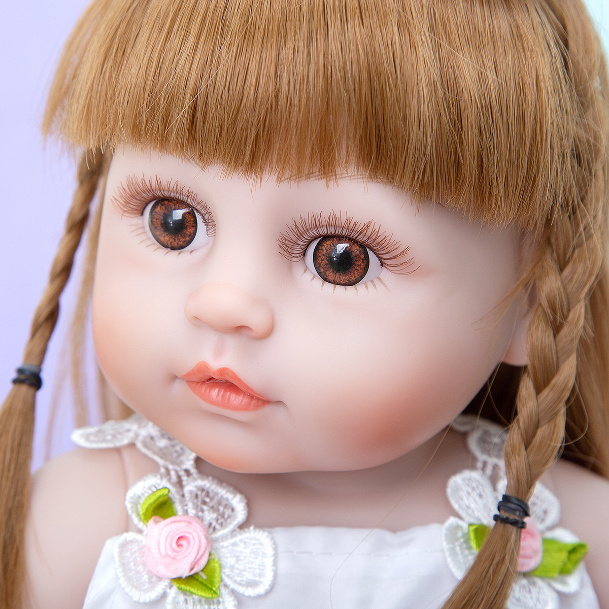 keiumi 19寸重生娃娃全硅胶女孩 reborn baby 仿真婴儿