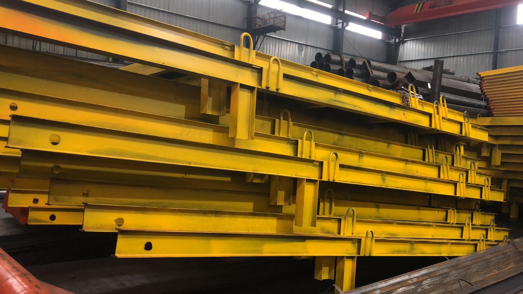 悬挑固定式高层卸料平台便捷工作平台高空物料吊装托运平台