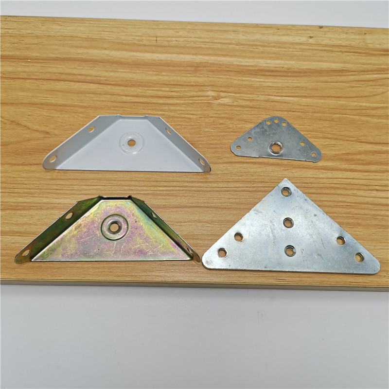 三角形连接平面铁片三角铁片平面连接角码床角撑90度平面直铁片