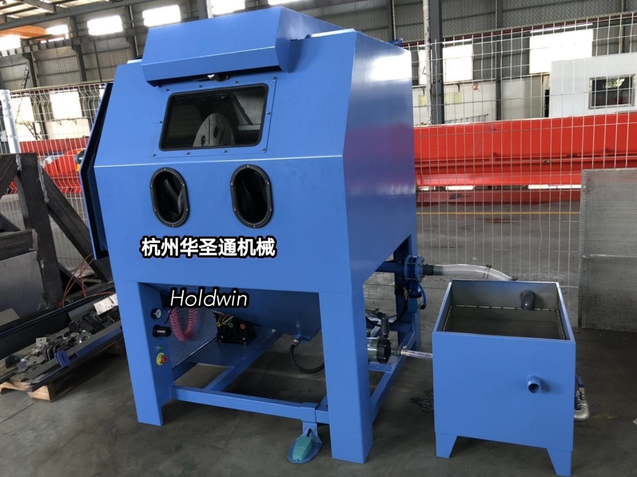 高品质不锈钢液体喷砂机车轮毂打砂机