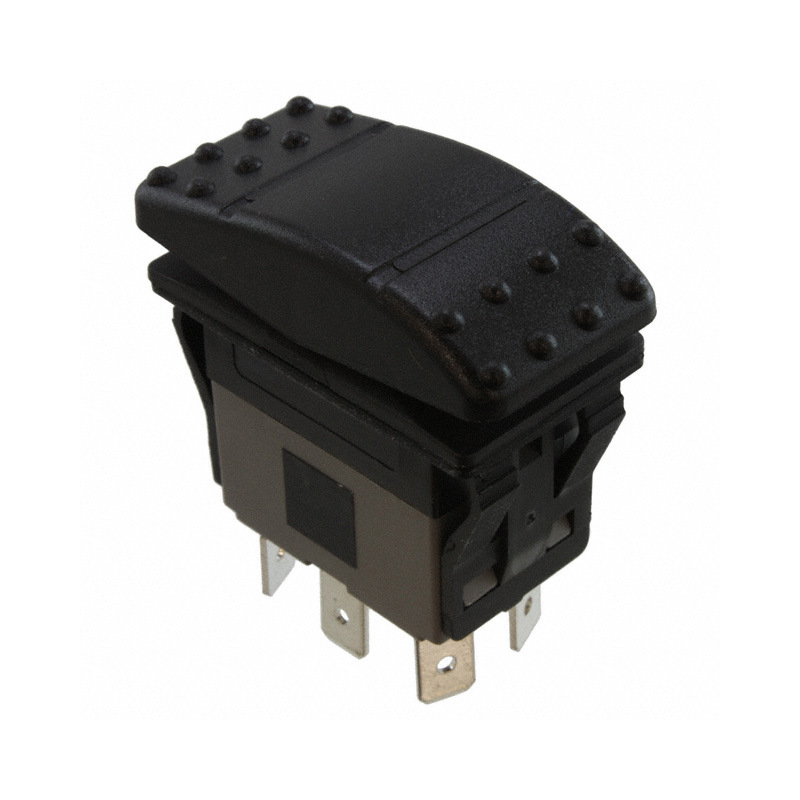 船型开关kcd7-2x1大4脚船型开关4翘板开关带灯电源开关c5503arbr7