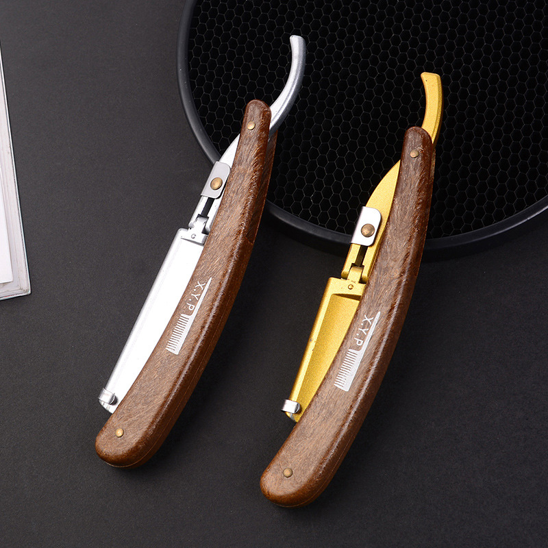 发彩彩美发专业削发刀理发削刀打薄器碎发打薄刀架刀片手动型刮刀