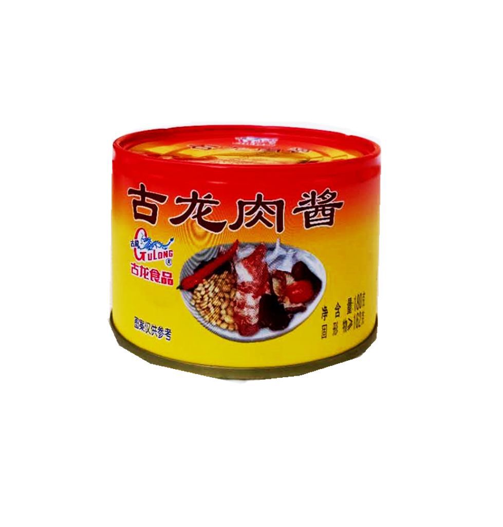 厦门古龙香菇肉酱 古龙罐头酒店家庭炒菜配料24个*180克 厂家