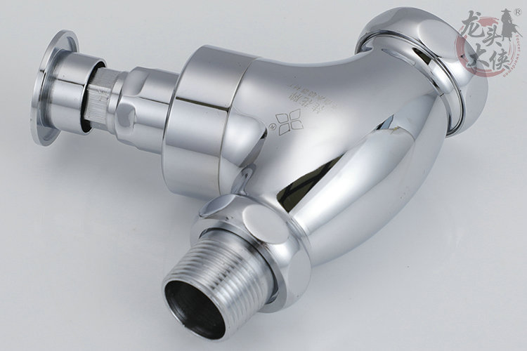 桂花牌 手按式大便冲洗阀门 蹲便厕所延时阀 马桶蹲便器冲水阀