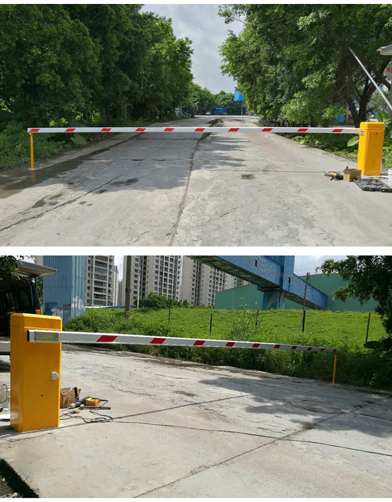 小区升降杆 直杆道闸 电动栏杆门 门卫遥控起降杆 停车场挡车器