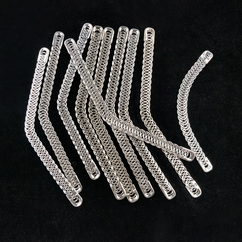 现货供应5mm镀锌钢骨 碳钢电镀白锌弹簧条鱼鳞骨 塑身衣金属鱼骨