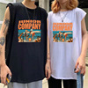 Tank Top men and women Lovers money Fitness Daren run motion jacket Foreign trade goods in stock Tank Top men and women Lovers money Fitness Daren run motion jacket Foreign trade goods in stock