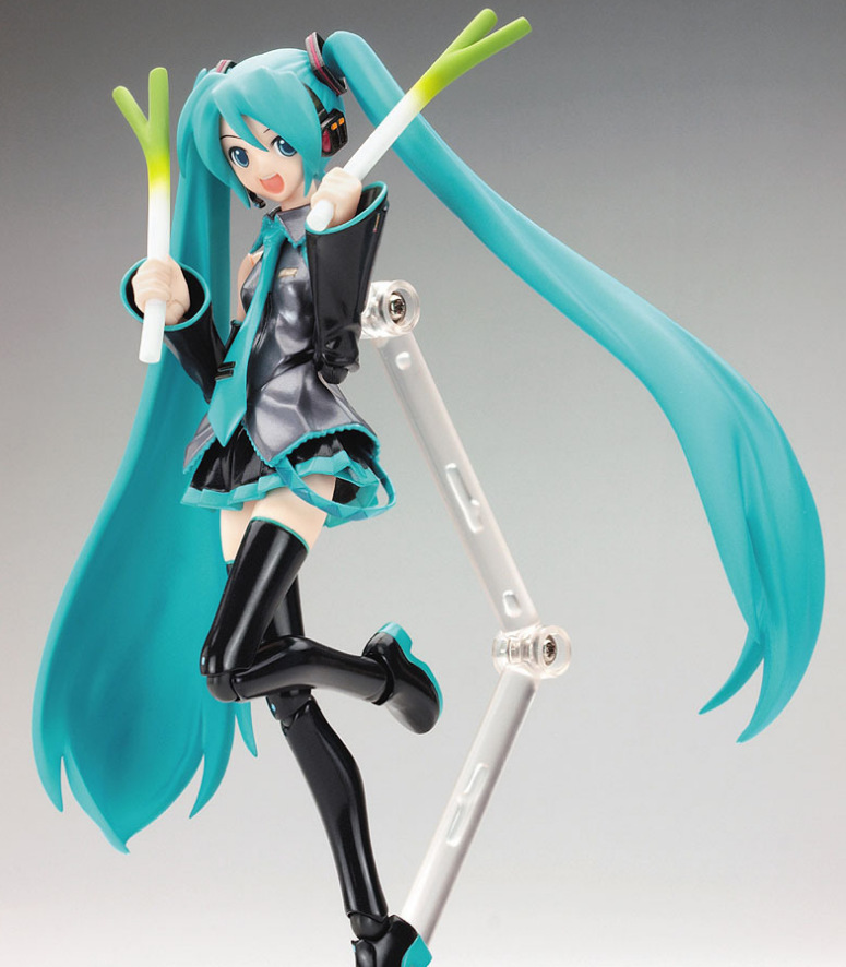 西客动漫figma014 可动初音未来手办 换脸初音 多配件miku 公仔