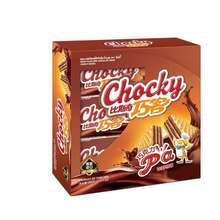 巧客泰国进口chocky比斯奇黄油巧克力夹心威化饼干384g 12盒一箱