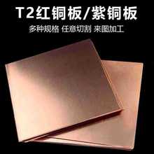 置鑫厂家直销T2紫铜板 电解铜板 加工定制各种规格散热片