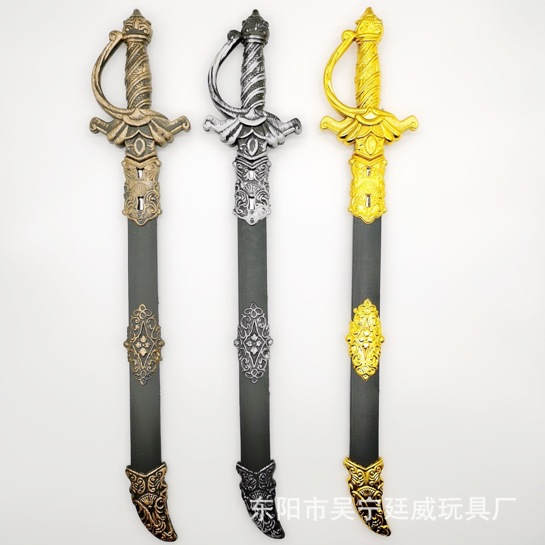 仪仗队海陆空军旗手指挥刀模型阅兵解放军兵人凯迪威摆件人偶公仔